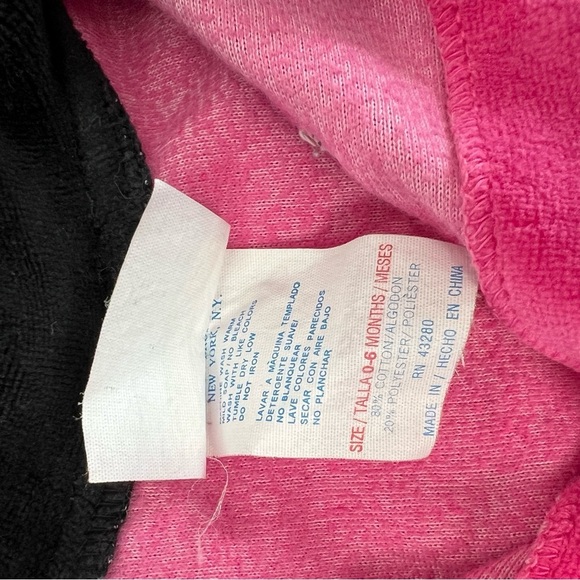 Vintage Disney Babies Minnie Mouse Sweater Pink & Black 0-6M Baby Girl - Picture 5 of 5